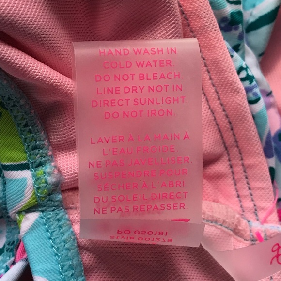 Lilly Pulitzer Lagoon Sarong Hipster Bottom Blue Size 2 - Picture 6 of 7